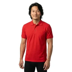 Polo à Manches Courtes Crossover 51586 Red 4XL