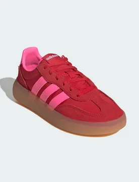 Kids Unisex Barreda Decode Shoes - Red Leather - Size Uk 4 - ADIDAS Sportswear - FashionsVida