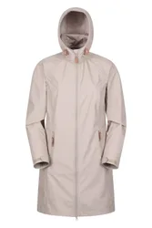 Iona Womens Longline Softshell Jacket - Beige - Beige - Size: 6