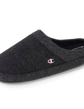 Chaussons CHAMPION Mules Noir chiné noir chiné 43 - Isotoner - FashionsVida