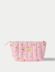 Padded Essential Makeup Pouch Pink female