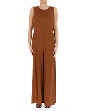 Jumpsuit smanicata MARRONE XS