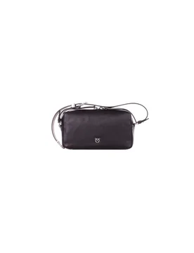 Donna borsa 106761a2jg z99o bauletto trittico vitello new nero silver - PINKO - FashionsVida