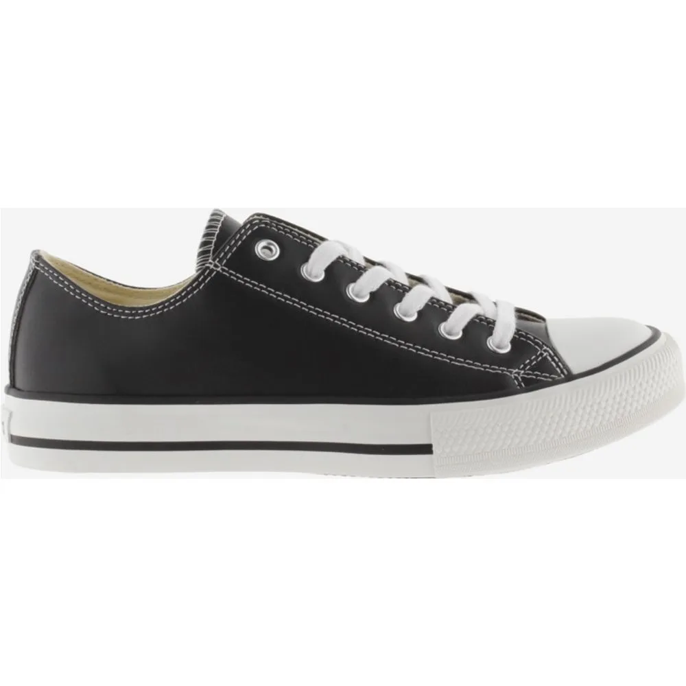 Zapatillas básicas de mujer con cordones blancos - Victoria - FashionsVida