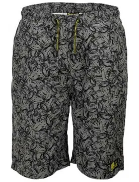 Beach Shorts Grey / Black S Men - Black Cat - FashionsVida