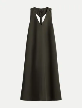 Opus Neckholderkleid Waka Braun 36 - Opus - FashionsVida