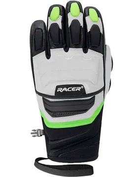 Gants Racing Pro Black / Green L Homme