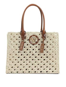 Versace Borsa tote grande in Rafia
