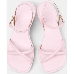 Sandalias de cuña de mujer de piel louise sandal