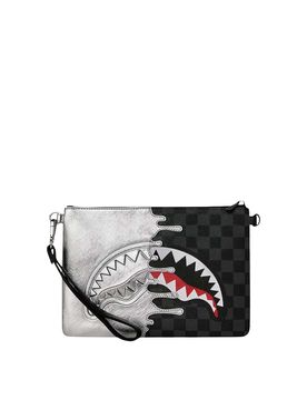 Pochette incrociata a goccia laterale argento
