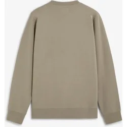 Sudadera sin capucha de hombre recta con cuello redondo