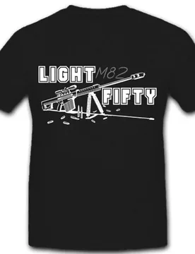 Light Fifty M82 Sniper Rifle Military Sniper T-Shirt 100% Cotton O-Neck Short Sleeve Summer Casual Mens T-shirt Size S-3XL - Aliexpress - FashionsVida