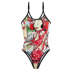 Popeye Art Show Swimsuit Multicolour XS Women
