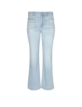 Jeans Flared Fit DIANA hellblau 27/L30 damen - CUP OF JOE - FashionsVida