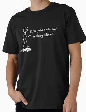 Walking Stickman Humor Gift T shirt 0616 Funny Stick Figure Graphic clothes 100% Cotton print tee US Size S-6XL - Aliexpress - FashionsVida