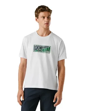 T-shirt à Manches Courtes George White XL