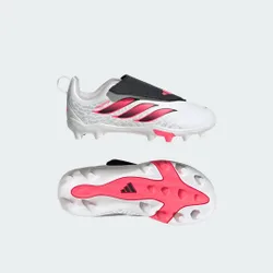 Scarpe da calcio Predator Club Firm Ground / Multi Ground con chiusura a strappo per bambini e bambine 26 Cloud White / Solar Turbo / Core Black