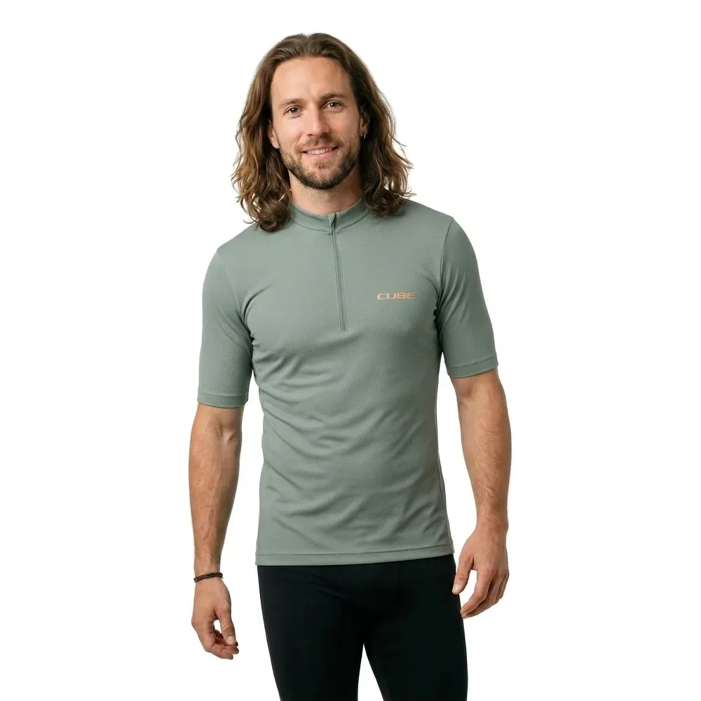 Maglia A Maniche Corte Cmpt Green - CUBE - FashionsVida
