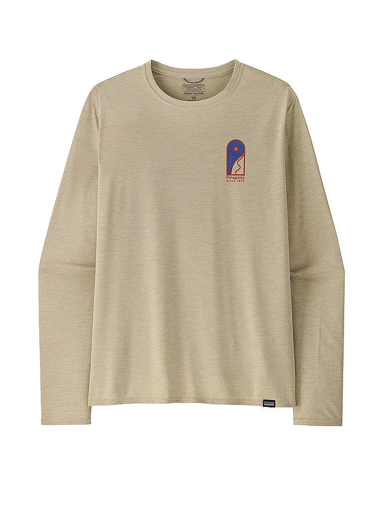 Herren Funktionsshirt Capilene Cool Daily Graphic beige XL M - Patagonia - FashionsVida
