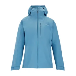 Womens/ladies Birchdale Ii Waterproof Jacket (Washed Denim) - Medium Blue - Size 16 Uk