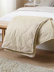 Leinen-Sommersteppbett - Ecru - male - Size: 155