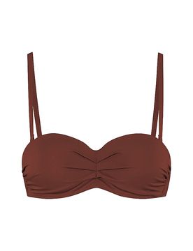 Top de bikini para mujer marrón 38B