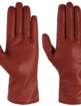 Leather Gloves with Wool Lining by - red - Damen - Size: 8 HS - roeckl - FashionsVida