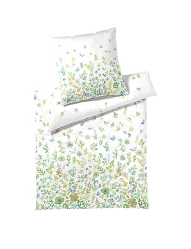 Satin Bettwäsche SPRING FLING 70x90cm / 140x200cm multicolor - Elegante - FashionsVida