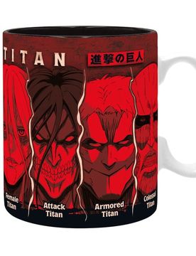 Anime Tasse - All Titans - multicolor - Lizenzierter Fanartikel - None - unisex