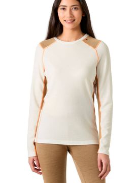 Lifa merino midweight camiseta térmica manga larga mujer Blanco (S)