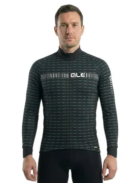 Maglia A Maniche Lunghe Prr Green Road Black / White - Ale - FashionsVida