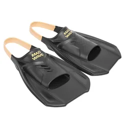 Open Heel Training Swimming Fins Black EU 42-45 unisex