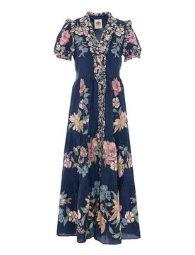 Vestito floreale Maira scuro