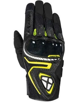 Guanti Moto in Pelle Estivi RS5 AIR Nero Giallo Vivo taglia 2XL - Ixon - FashionsVida