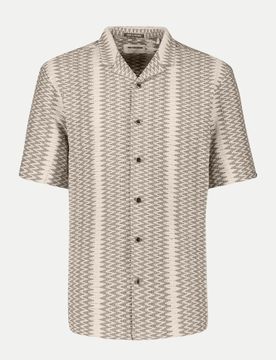 No Excess Kurzarmhemd Beige M