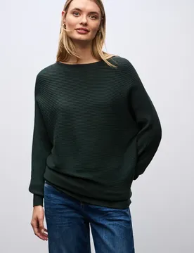 Dolman Pullover female Grün