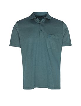 Poloshirt dunkelgrün L herren