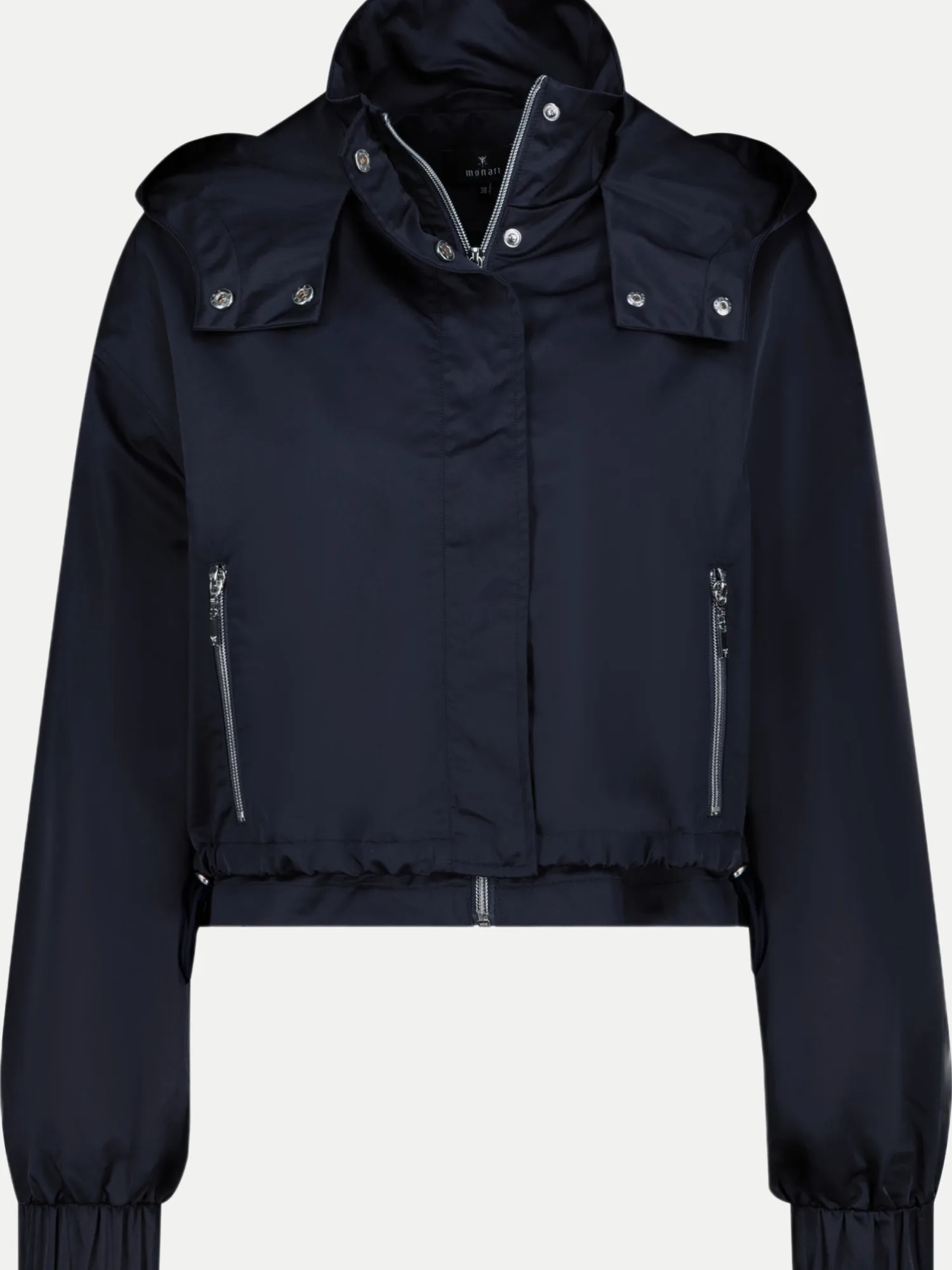 Monari Jacke mit Kapuze Blau 40 - monari - FashionsVida