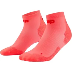 CORE RUN ULTRALIGHT SOCKS LOW CUT 4.0 Damen Neon Coral/Red 40-43