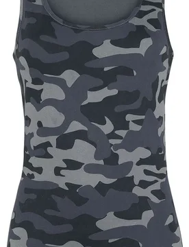 Camouflage/Flecktarn Top - Back On Top - XS bis XL - für Damen - Größe M - camouflage - Frauen - female - Black Premium by EMP - FashionsVida