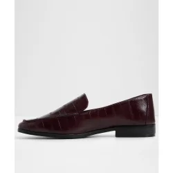 Mocasines planos de mujer con punta cuadrada