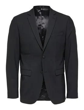 Blazer Slim Elon Black 58 - Selected - FashionsVida