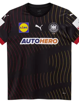 DHB Away with Sponsor Herren T-Shirt, schwarz XL