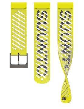 Suunto 22mm Athletic 5 Silicone Strap Lemon Yellow S+M