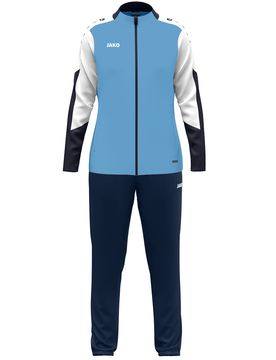 Polyesteranzug Dynamic Damen (skyblue/weiß/marine / Größe L (42/44) / Damen Sportgrößen)
