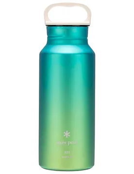 Feldflasche / Trinkflasche aus Titan Titanium Aurora Bottle 800 Ml In Ocean Grün - Snow Peak - FashionsVida