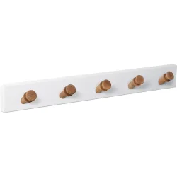 Percha Madera y Madera 5 Colgadores 9401BLHN5