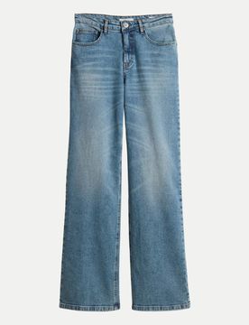 Wide-Leg Jeans Miva escape Blau 38/32