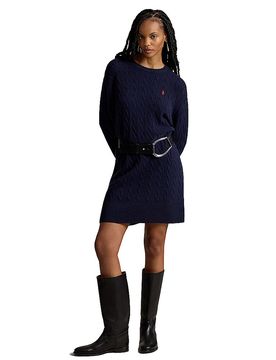 Midivestido azul oscuro L
