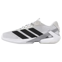 Adizero Ubersonic 5 Hard Court Shoes Cloud White / Core Black / Silver Met UK 8